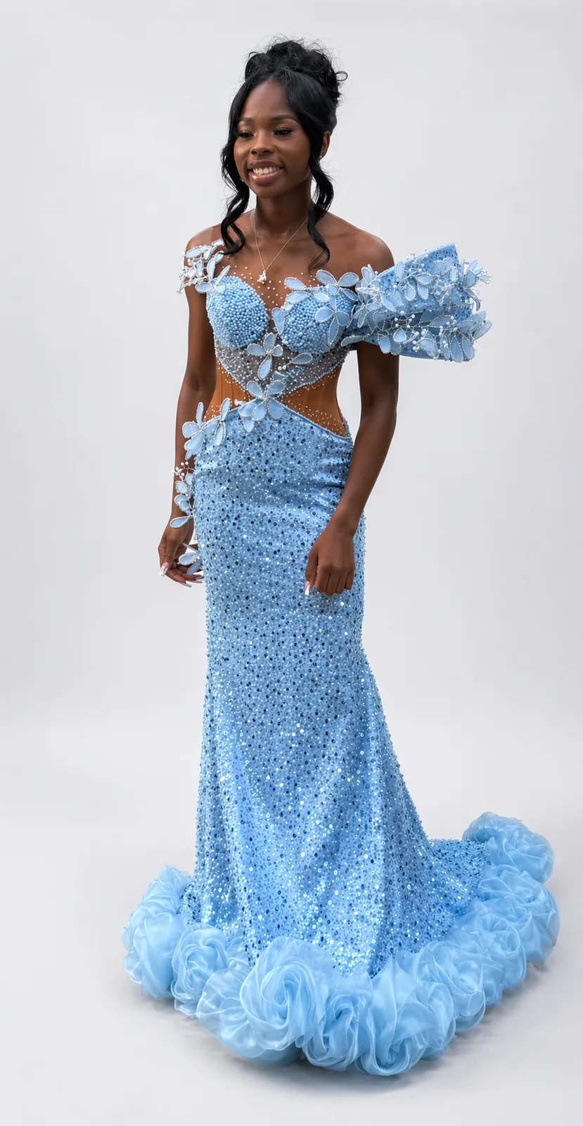 Blue Prom - Zigham fashion design