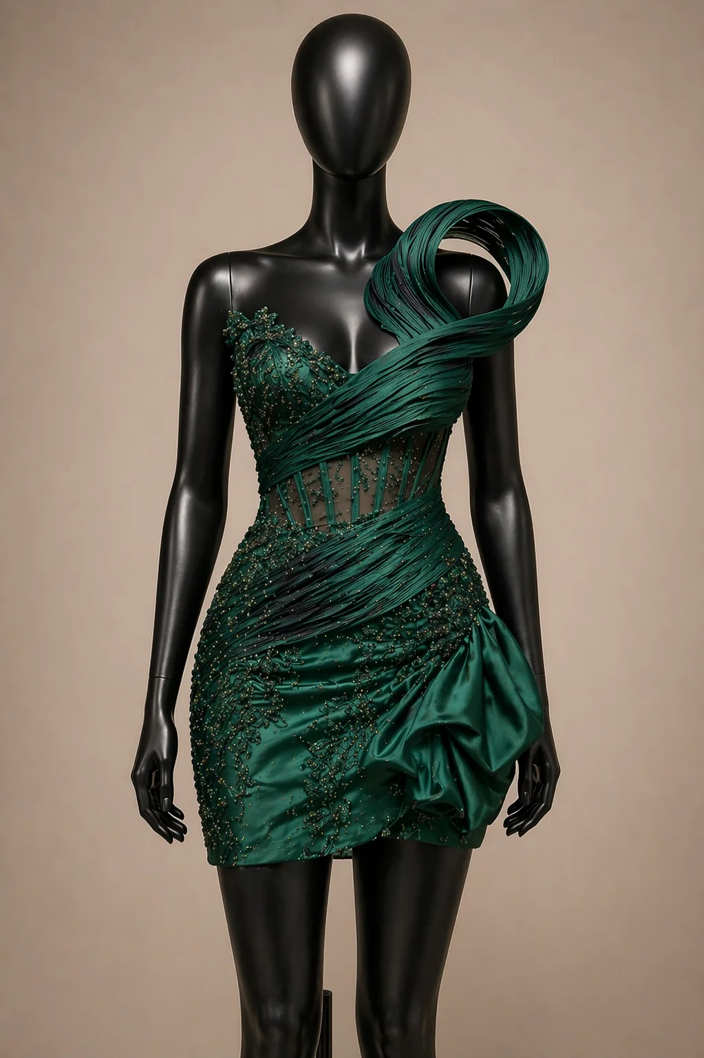 Emerald Sculpt - Zigham fashion design