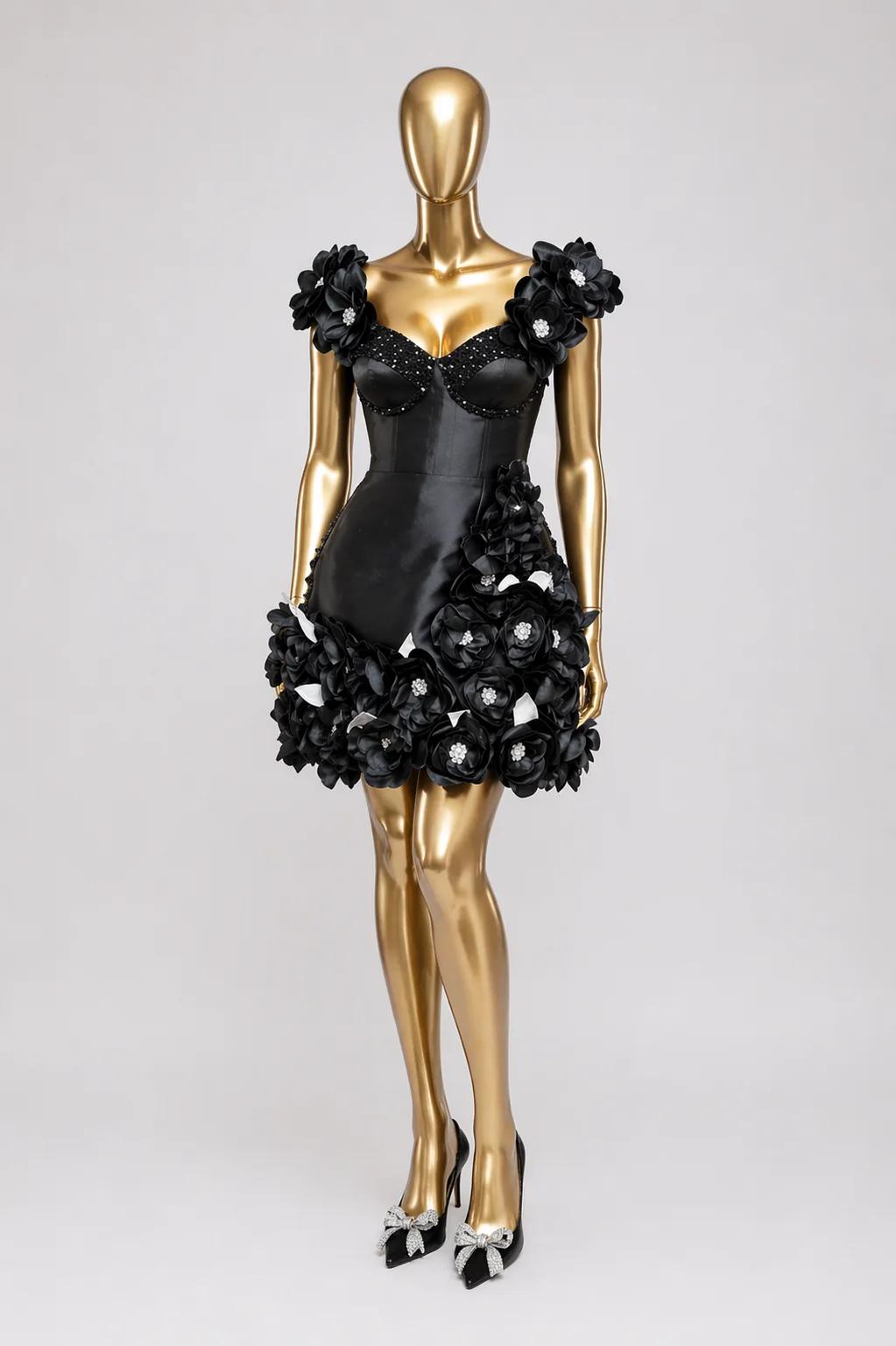 Noir Floral - Zigham fashion design